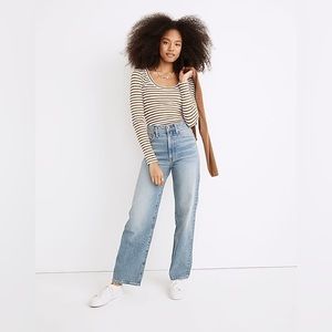 The Perfect Vintage Wide-Leg Full-Length Jean in Elmont